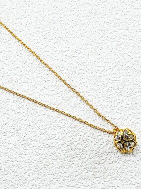 Kate Spade Four-Leaf Clover Crystal Necklace